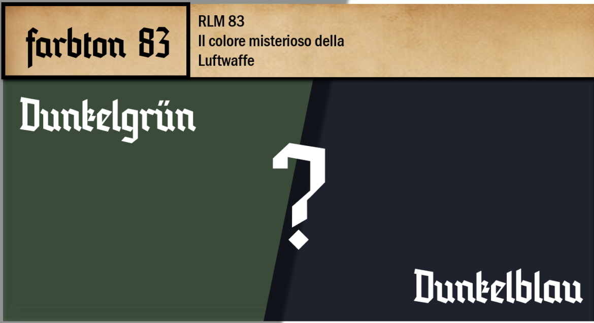 RLM 83 blu o verde? RLM 83