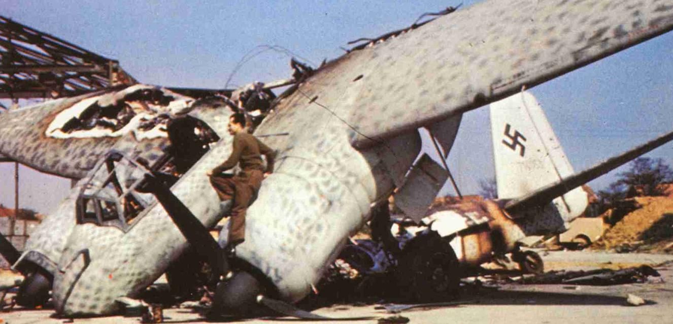 verniciatura in RLM 76 con Junkers Ju 88 G-1 