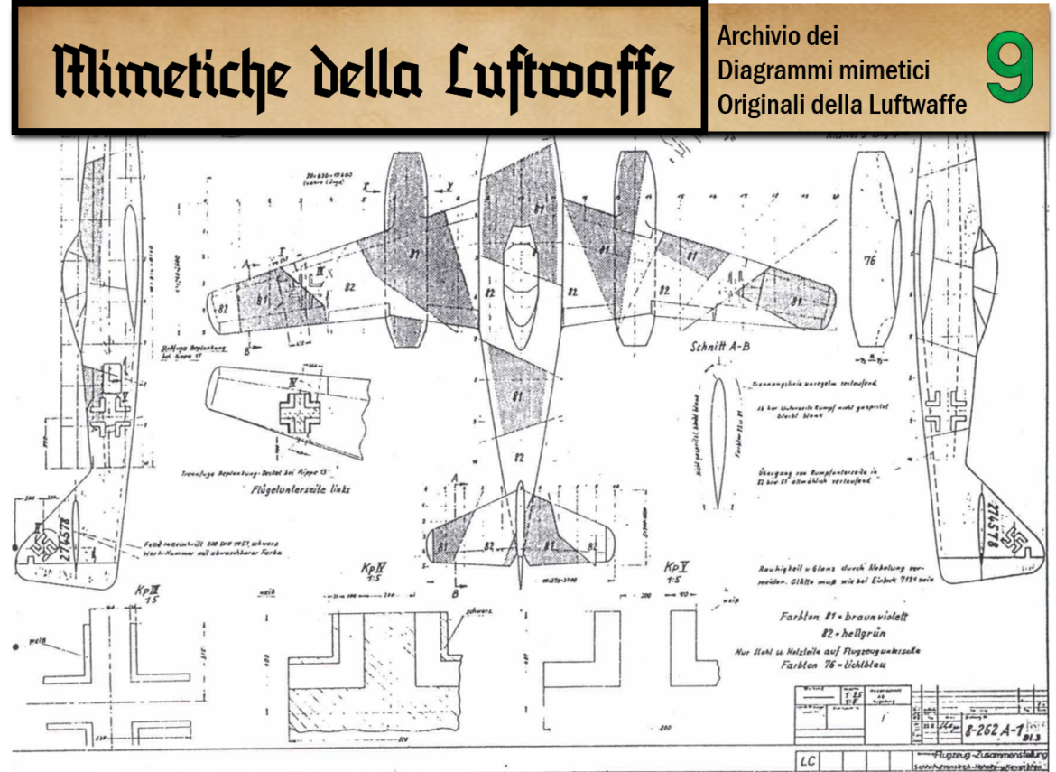 Archivio delle mimetiche originali della Luftwaffe Archivio delle mimetiche originali della Luftwaffe