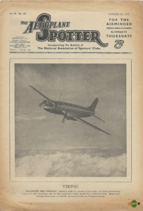 Copertina di The Aeroplane Spotter 29 novembre 1945 in cui è stato descritto il Ta 152 H-1 W.Nr. 150168