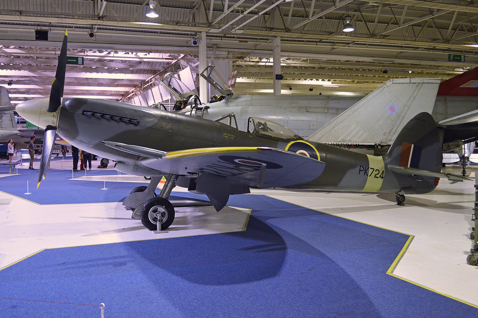 Lo Spitfire Mk. 24 esposto presso il RAF Museum di Londra.